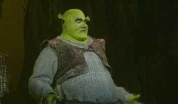 It takes 90 minutes to transform the affable, soft-spoken actor into a mean, green ogre. 
