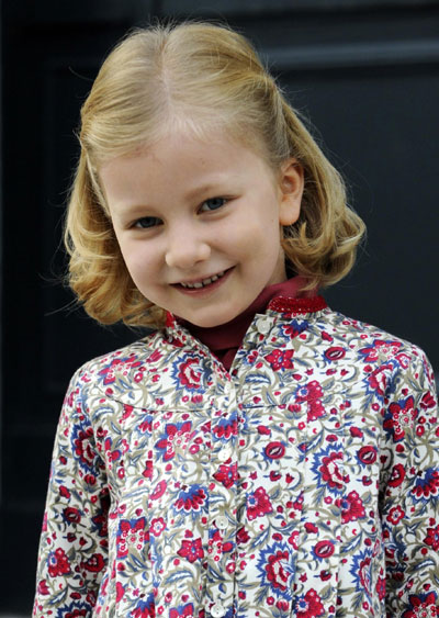 Belgium's Princess Elisabeth poses in Brussels in this photo released by the Royal Palace. Picture taken on October 19, 2008.