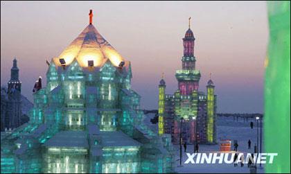 The 25th Harbin Snow and Ice Festival has gotten underway. 