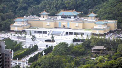 This snapshot of the video shows the Palace Museum of Taipei. [Photo: xinhuanet.com]
