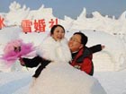 Love witnessed by ice and snow in Harbin