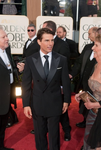 Nominated for BEST PERFORMANCE BY AN ACTOR IN A SUPPORTING ROLE IN A MOTION PICTURE for his role in 'TROPIC THUNDER' actor Tom Cruise attends the 66th Annual Golden Globes Awards at the Beverly Hilton in Beverly Hills, CA Sunday, January 11, 2009.[China.org.cn/goldenglobes.org] 