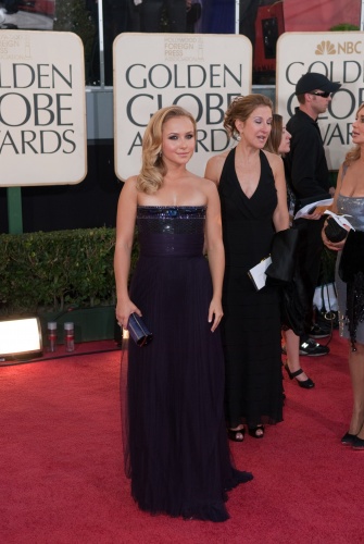 Actress Hayden Panettiere attends the 66th Annual Golden Globes Awards at the Beverly Hilton in Beverly Hills, CA Sunday, January 11, 2009.[China.org.cn/goldenglobes.org] 