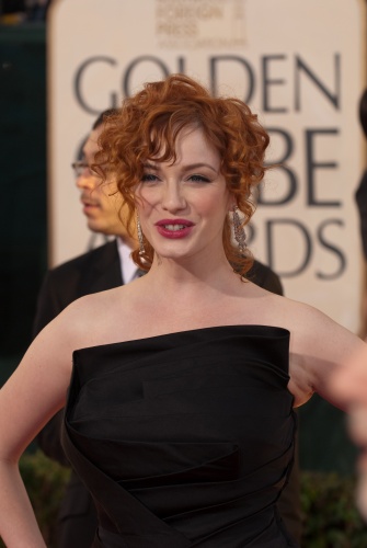 Actress Christina Hendricks attends the 66th Annual Golden Globe Awards at the Beverly Hilton in Beverly Hills, CA Sunday, January 11, 2009.[China.org.cn/goldenglobes.org] 