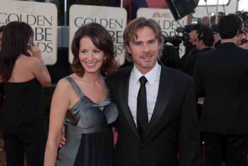 Actor Sam Trammell and guest attend the 66th Annual Golden Globes Awards at the Beverly Hilton in Beverly Hills, CA Sunday, January 11, 2009.[China.org.cn/goldenglobes.org] 