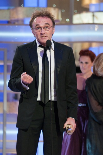 The Golden Globe is awarded to Danny Boyle for Best Director for for &apos;Slumdog Millionaire&apos; at the 66th Annual Golden Globe Awards at the Beverly Hilton in Beverly Hills, CA Sunday, January 11, 2009.