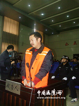 Xiong Zhenlin, who was convicted of killing eight people including a two-year-old boy, was sentenced to death Monday in central China's Hubei Province.