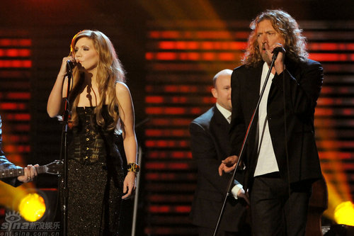 Robert Plant and Alison Krauss perform at the 51st Annual Grammy Awards on Sunday, Feb. 8, 2009, in Los Angeles. 