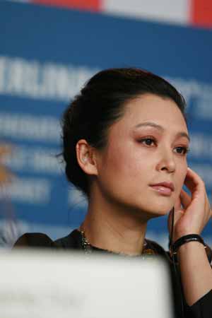 Chinese actress Chen Hong attends the press conference for the film 'Forever Enthralled' at the 59th International Film Festival Berlin (Berlinale) in Berlin, Germany, Feb. 10, 2009.