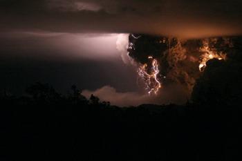 Photo taken by Carlos F. Gutierrez for Patagonia Press for Diario La Tercera, on May 2, 2008, shows 'Chaiten volcano erupts'. The results of the 52nd annual World Press Photo Contest (WPP) were announced in Amsterdam, the Netherlands, Feb. 13, 2009. Carlos F. Gutierrez's image won the 1st prize of Nature singles category.[Carlos F. Gutierrez, Patagonia Press for Diario La Tercera/Xinhua/WPP] 