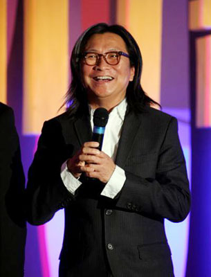 Director Peter Chan speaks at the launch ceremony of 'Cinema Popular' on February 15, 2008. 