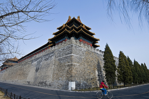This photo taken on February 13 shows the Forbidden City in Beijing, China. The Forbidden City, built from 1406 to 1420, is the world's largest surviving palace complex and also is the largest collection of preserved ancient wo oden structures in the world. [Liu Jiao/China.org.cn]