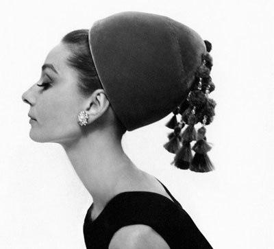 Photo taken by renowned photographer Howell Conant featuring Audrey Hepburn wearing some glamorous and fashionable hats. Audrey Hepburn was a legendary film actress. She is also one of the most quintessential fashion icons of all time. Her simple style and classic nature still influences our fashion choices today. 