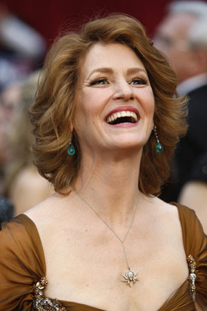 Actress Melissa Leo, nominated for Best Actress for 'Frozen River' arrives at the 81st Academy Awards in Hollywood, California Feb. 22, 2009.[Xinhua/Reuters]