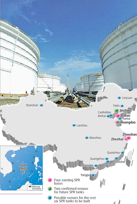 China to bolster oil reserves. [China Daily]