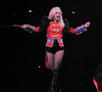 Britney Spears kicked off her tour in New Orleans night on March 3. The tour is Britney's first run of arena shows in nearly five years and featured jugglers, clowns, ninjas and aerial acrobats. 