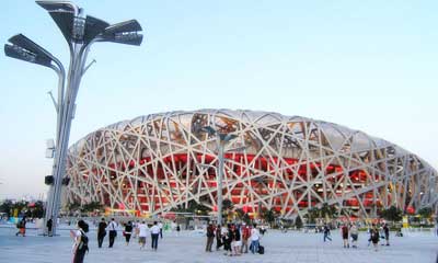 'Bird's Nest'has become an iconic tourist destination for visitors.