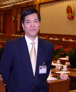 A file photo of Shi Zuolin, a deputy to the National People's Congress