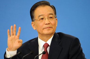 Chinese Premier Wen Jiabao met the press at the end of the closing meeting of the Second Session of the 11th National People's Congress (NPC), China's top legislature Friday morning in Beijing.