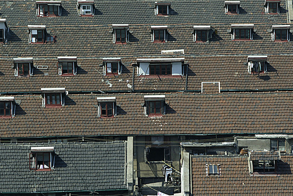 Dormer of an old house in the North Bund 