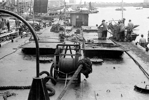 Boats on the Huangpu River in the 1930s