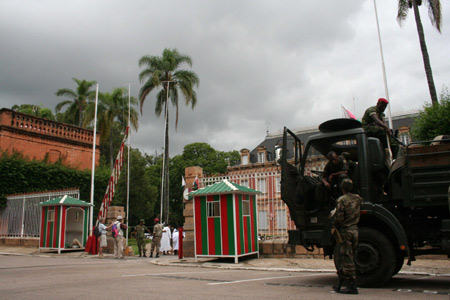 Madagascan army on Tuesday gave power to opposition leader Andry Rajoelina as president of the transitional authorities, according to agencies' reports.