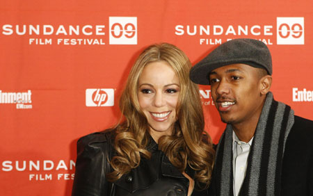 Mariah Carey and her husband Nick Cannon 