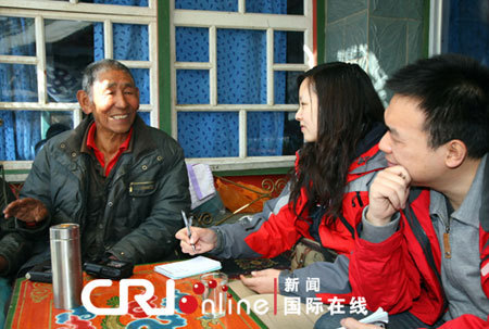 Photo taken on March 21 shows Losang Quda, once a serf and now a wealthy man. [Photo:CRI online]