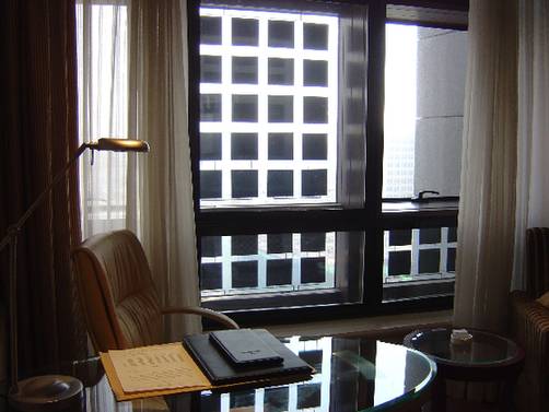 Solar panels are also installed on windows of the hotel rooms. The hotel is, in effect, a solar energy power plant with a capacity of 0.3MWp. [Zhang Tingting/China.org.cn]