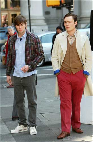 Ed Westwick and Chace Crawford