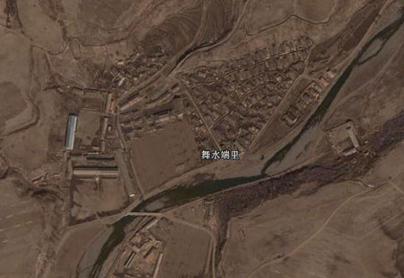 The undated satellite photo provided by Google Earth shows the Musudan-ri missile base in the Democratic People's Republic of Korea (DPRK). The DPRK on Sunday launched communications satellite by Kwangmyongsong-2 rocket at local time 11:32 (02:32 GMT Sunday), South Korea's Yonhap News Agency reported, by quoting Japan's NHK, Sunday. 