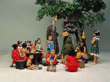 Wang Qingsong, 'Preschool', 2002