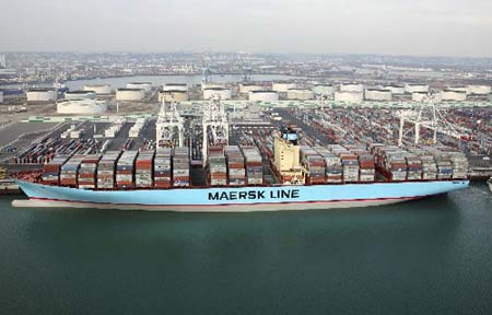 This undated image shows the 17,000-ton container ship Maersk Alabama, when it was operating under the name Maersk Alva, which has been hijacked by Somalia pirates with 20 crew members aboard, Wednesday April 8, 2009, while sailing from Salalah in Oman to the Kenyan port of Mombassa via Djibouti.