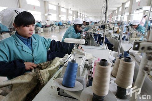 Wang Tiankai, vice president of the China National Textile and Apparel Council (CNTAC), said faltering exports was the biggest challenge for textile enterprises. [CFP]
