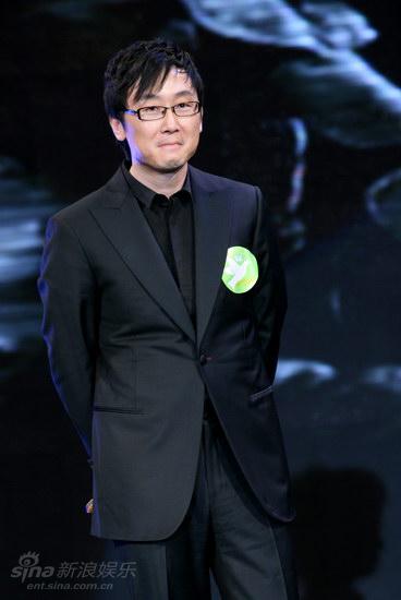 Director Lu Chuan is seen at the premere of 'City of Life and Death' in Bejing April 16.
