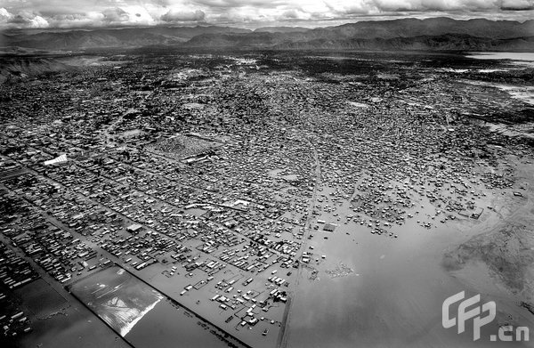 Flooding in Gonaives, Haiti, is shown in this September 4, 2008, file photo.[CFP]