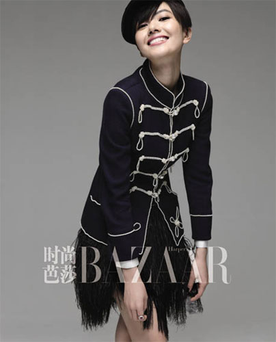 Chinese actress Gao Yuanyuan, who stars in latese Nanjing massacre film 'City of Life and Death', poses for leading trend magazine 'Harper's Bazaar'. In the lengthy interview with the mag, she talks about her childhood, the torturous experience during the shooting of 'City of Life and Death', and lot more about her acting career.