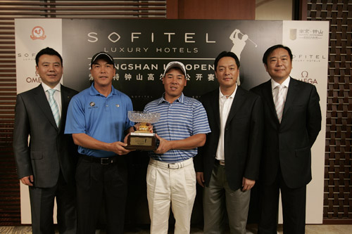 Notables at the Sofitel Zhongshan IGC Open: Qin, Zhang, Liao, Wang, and Jia [WorldSportsGroup] 