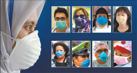 Masks are becoming a necessity across the world again, reminding us of scenes during the SARS outbreak in 2003, only this time the disease is swine flu and the threat is concentrated in Mexico and southern US.