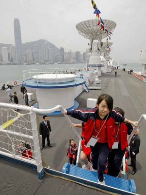 Pupils visit China