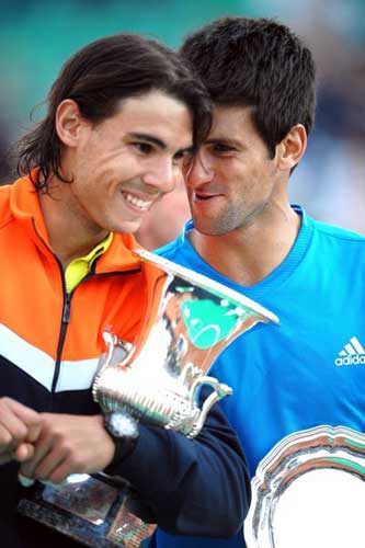 World number one Rafael Nadal beat defending champion Novak Djokovic to claim a record fourth Rome Masters title with a 7-6, 6-2 win on Sunday.