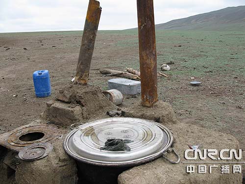 Photo taken shows the damaged grassland due to an invasion of mysterious worms in Usu, Xinjiang Uygur Autonomous Region. 