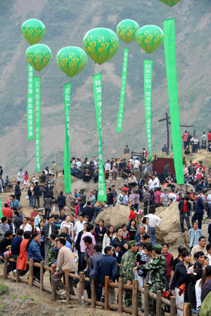 China marks 1st anniversary of Wenchuan earthquake