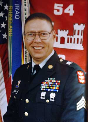 Sgt. John M. Russell, the Army sergeant accused of killing five fellow soldiers in Iraq, is seen in a military photo provided by his father, Wilburn Russell, 73, outside of his son's home in Sherman, Texas May 12, 2009.[Xinhua/Reuters] 