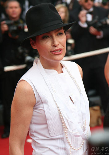 Daphne Roulier poses on the red carpet at the opening ceremony of the 62nd Cannes International Film Festival in Cannes, France on May 13, 2009.