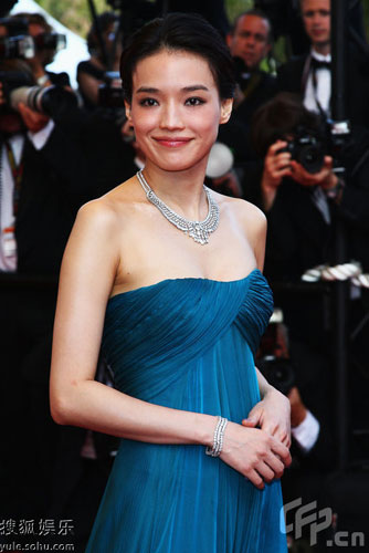 Hsu Chi poses on the red carpet at the opening ceremony of the 62nd Cannes International Film Festival in Cannes, France on May 13, 2009.