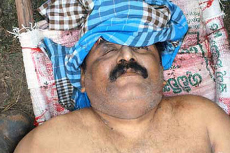 In this photograph released by the Sri Lankan military on May 19, 2009 shows what the army says is the body of Liberation Tigers of Tamil Eelam (LTTE) leader Vellupillai Prabhakaran. [China Daily/Agencies]