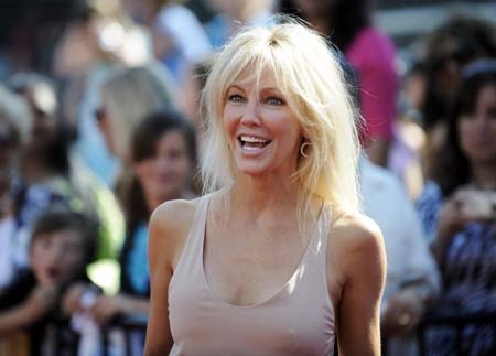 Actress Heather Locklear arrives for the finale of Season 8 of 'American Idol' in Los Angeles May 20, 2009.[Xinhua/Reuters]