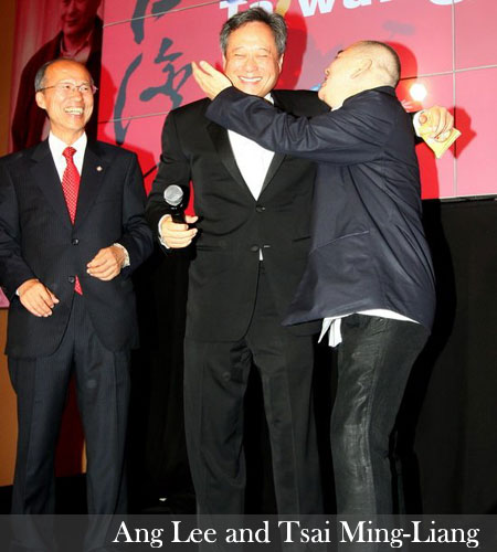 Directors Ang Lee and Tsai Ming-Liang headlines the 'Taiwan Night' party on Tuesday at the Cannes Film Festival. The annual festival presents 'Taiwan Night' every year to pay tribute to notable filmmakers of Taiwan cinema. This year's 'Taiwan Night' also attracts Hong Kong and Chinese mainland film workers and quickly turns into a big party for Chinese-speaking attendees at Cannes. 