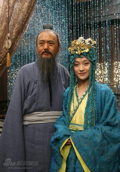 Chow Yun-Fat as Confucius and Zhou Xun as Nan-zi.